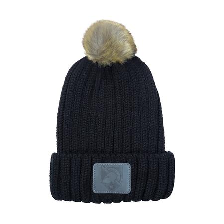 Black Pom Beanie