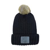 Black Pom Beanie