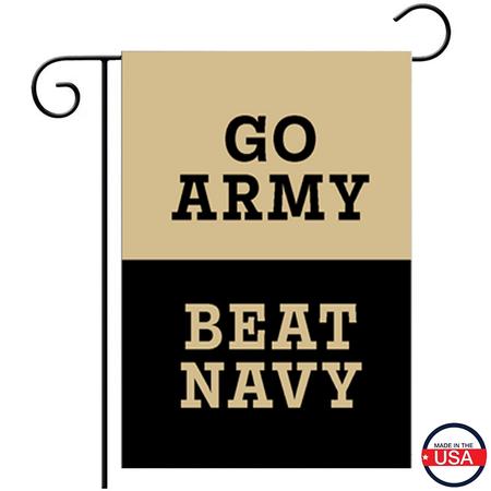 Beat Navy Garden Flag