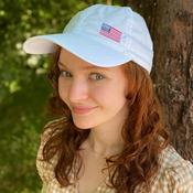 Cool-Fit Flag Hat WHITE