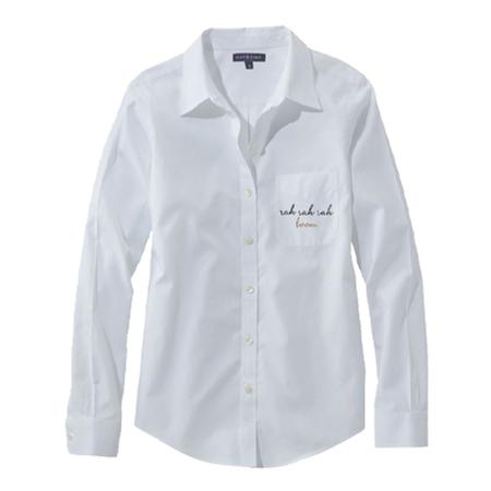 Women`s White Oxford