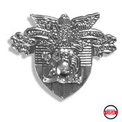 Silver Crest Lapel Pin