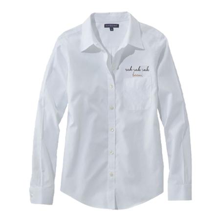 Women`s White Oxford