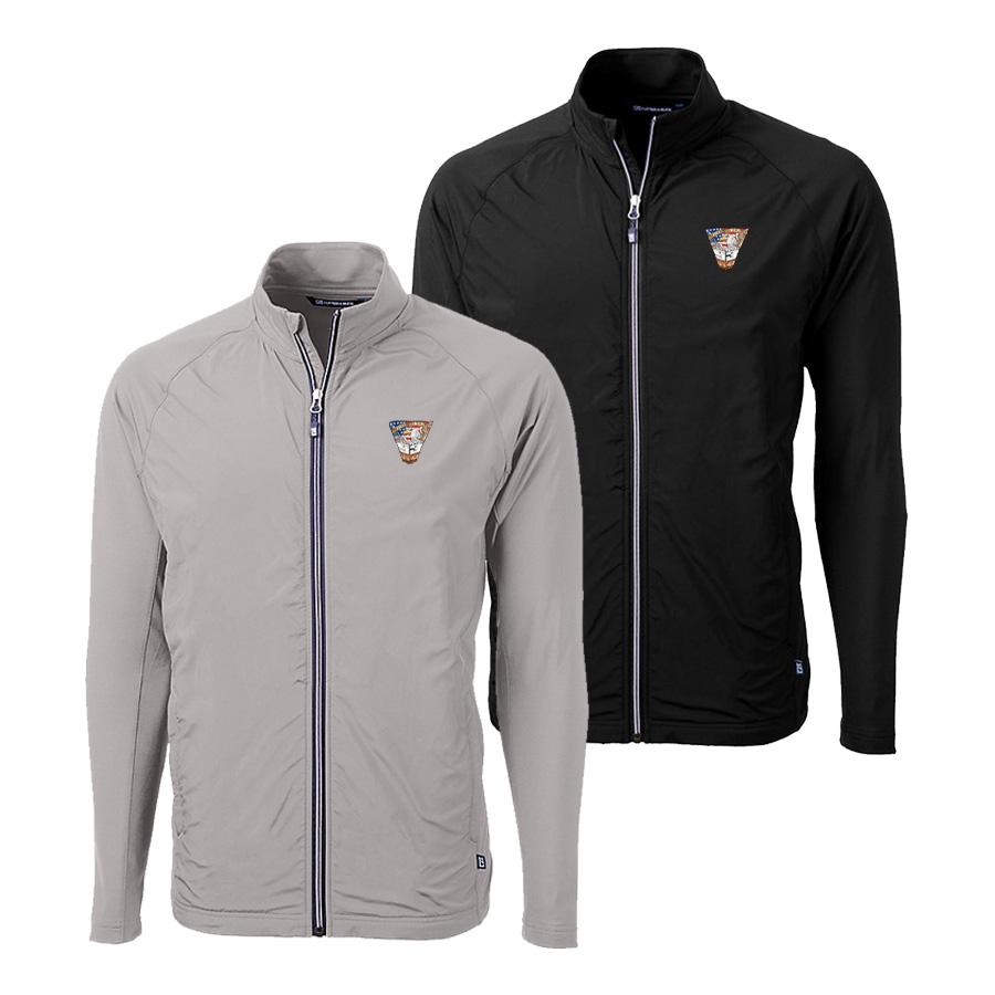 Cutter & Buck Men's Full Zip Fleece Jacket - Heather Knit Sweater Style