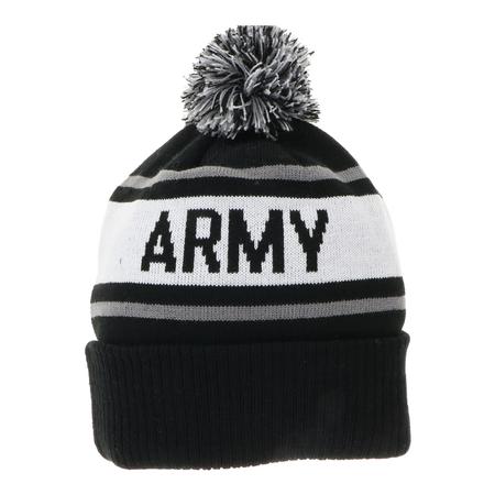 Old School Pom Beanie