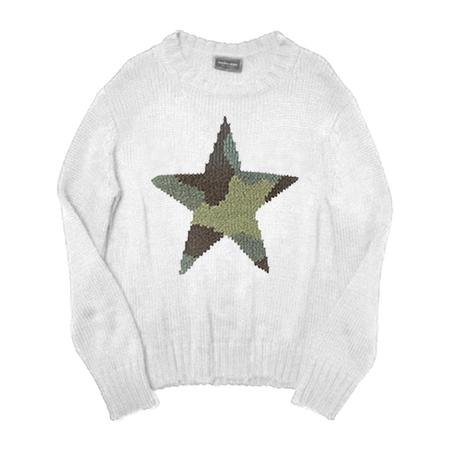 Star  Camo Sweater