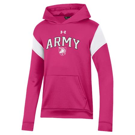 UA Youth Tech Terry Hoodie Pink