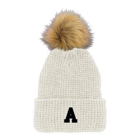 Waffle Knit Pom
