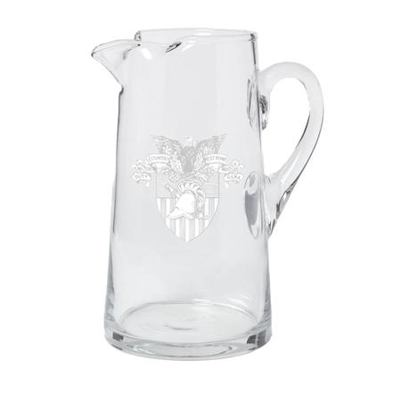 USMA Glass Pitcher