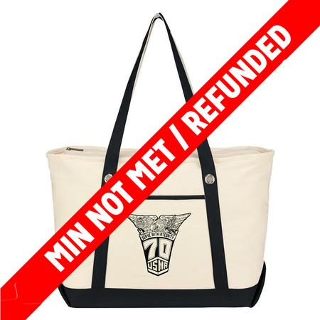 Canvas Zip Top Tote