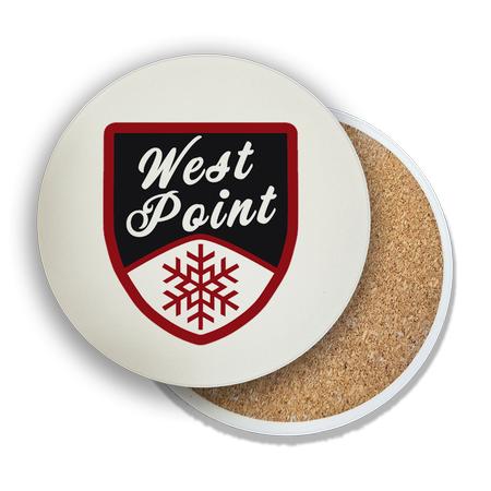 Ski Army Coaster Set