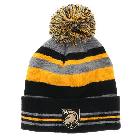 Earn Your Stripes Pom  Beanie