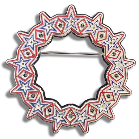 USA 250th Brooch