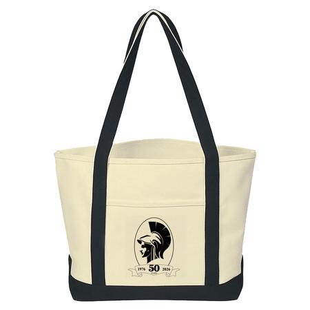 Canvas Zippered Tote