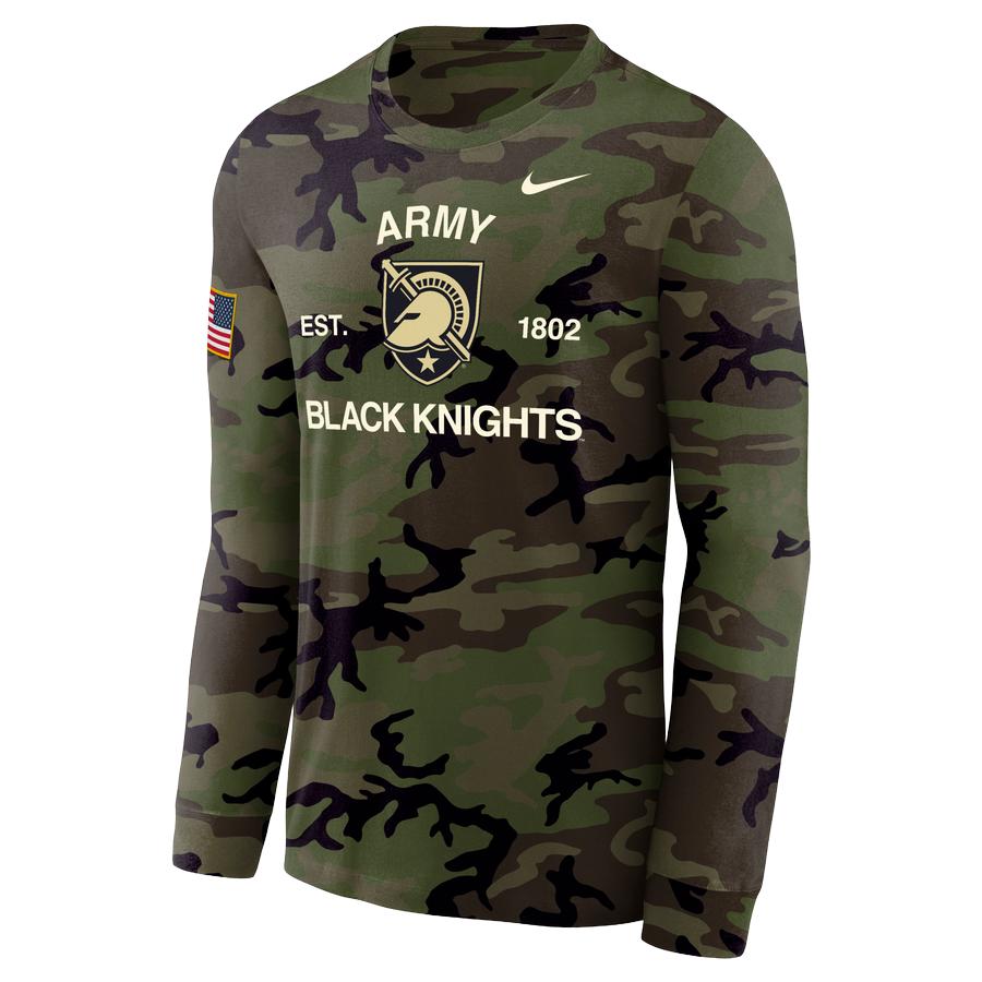 Military App Ls Camo T- Shirt