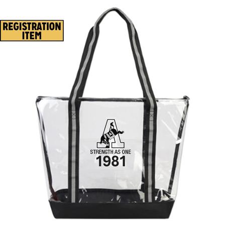 1981 Clear Tote Bag