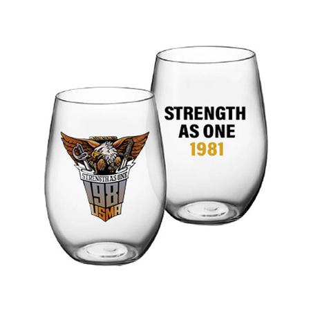 Set of 2 Stemless Glasses