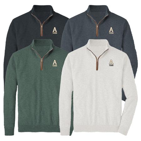 1986 Men`s  Fleece Q Zip