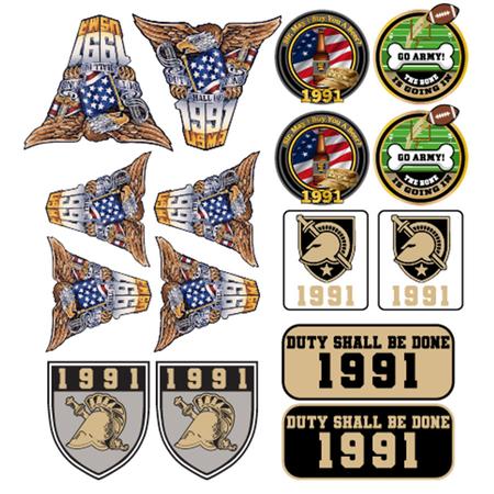 1991 Class Sticker Sheet