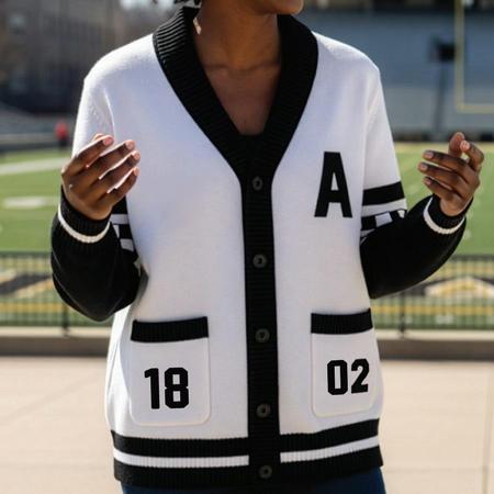 Ladies` Varsity Cardigan