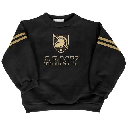 Double-Striped Youth Fleece Crew