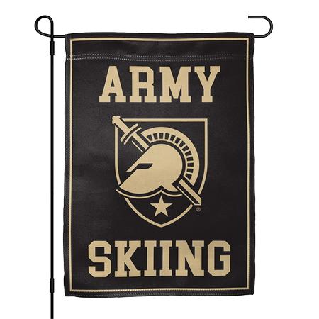 Army Skiing Garden Flag