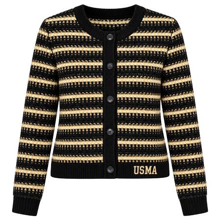 Ladies` Knit Cardigan Sweater