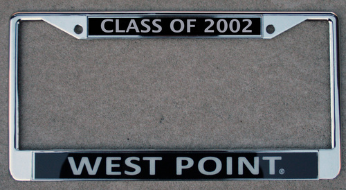 2002 License Plate Frame