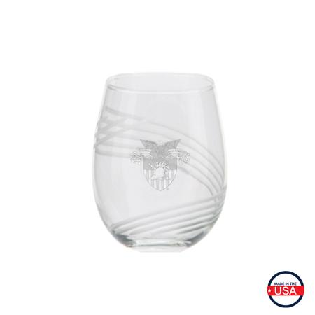 Swirl Stemless Wine Glass