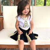 Youth Cheer Dress BLACK