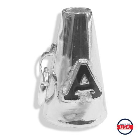 Sterling Silver Megaphone Charm