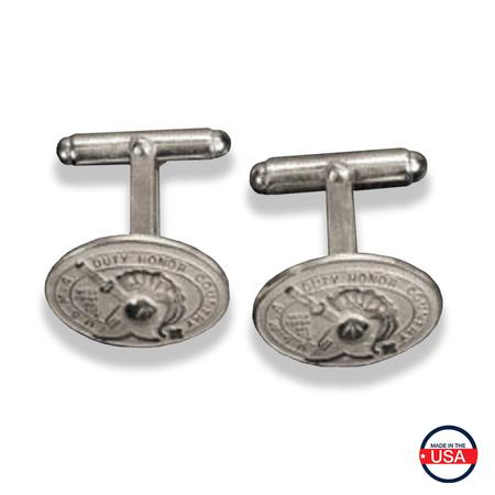 Sterling Silver Oval Cufflinks