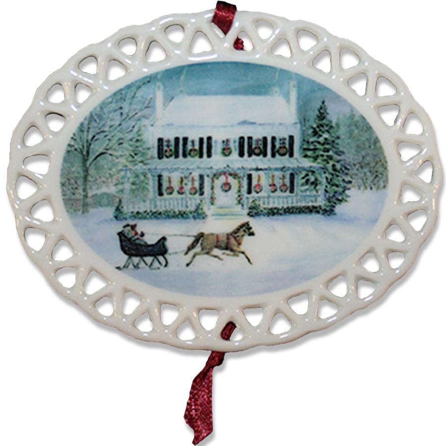 Sleigh At The Point Ornament