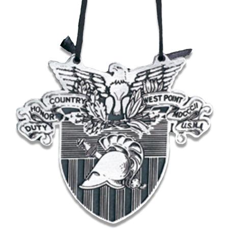 Pewter USMA Crest Ornament