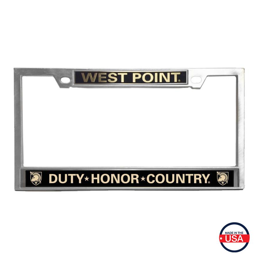 Duty Honor Country License Plate Frame