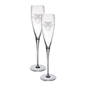  Crystal Champagne Flute Set