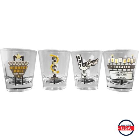 4-PK Shot Glass Set