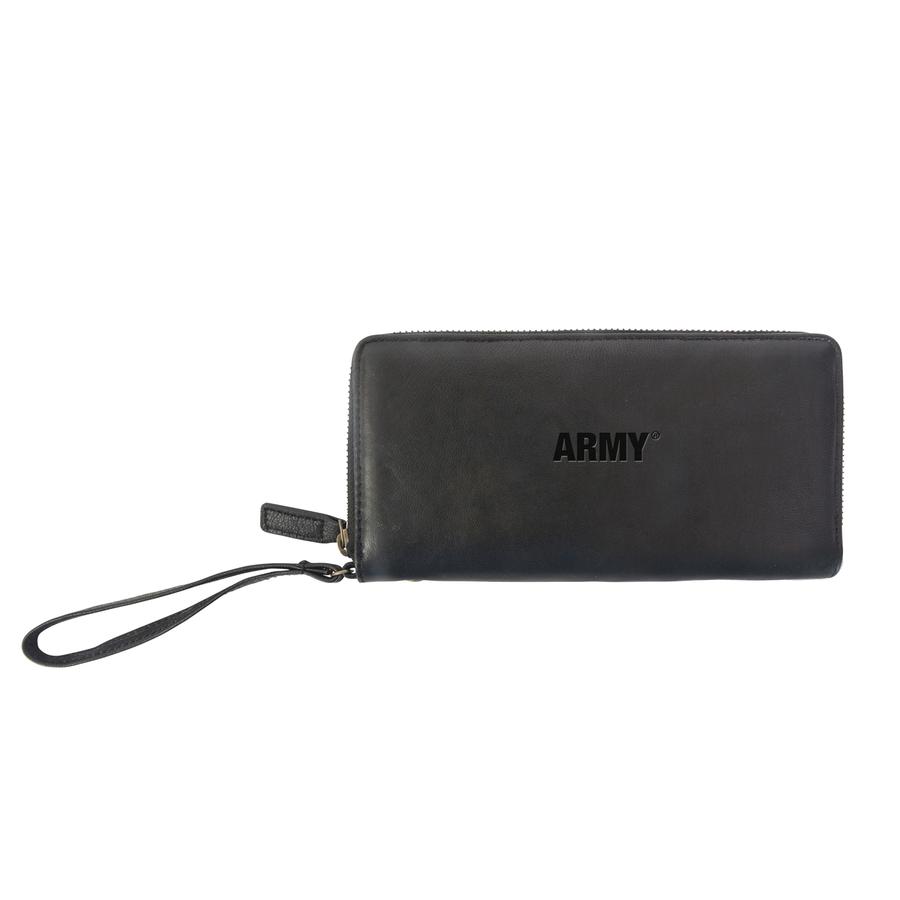 Leather Zip Wristlet