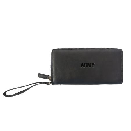 Leather Zip Wristlet