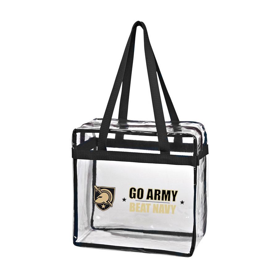 WELLS PRINTING Beat Navy Clear Tote Bag