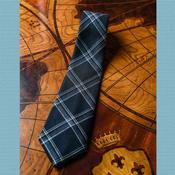 Old Grad Plaid Tie- Short 