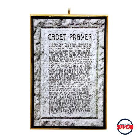 Large Cadet Prayer Plaque