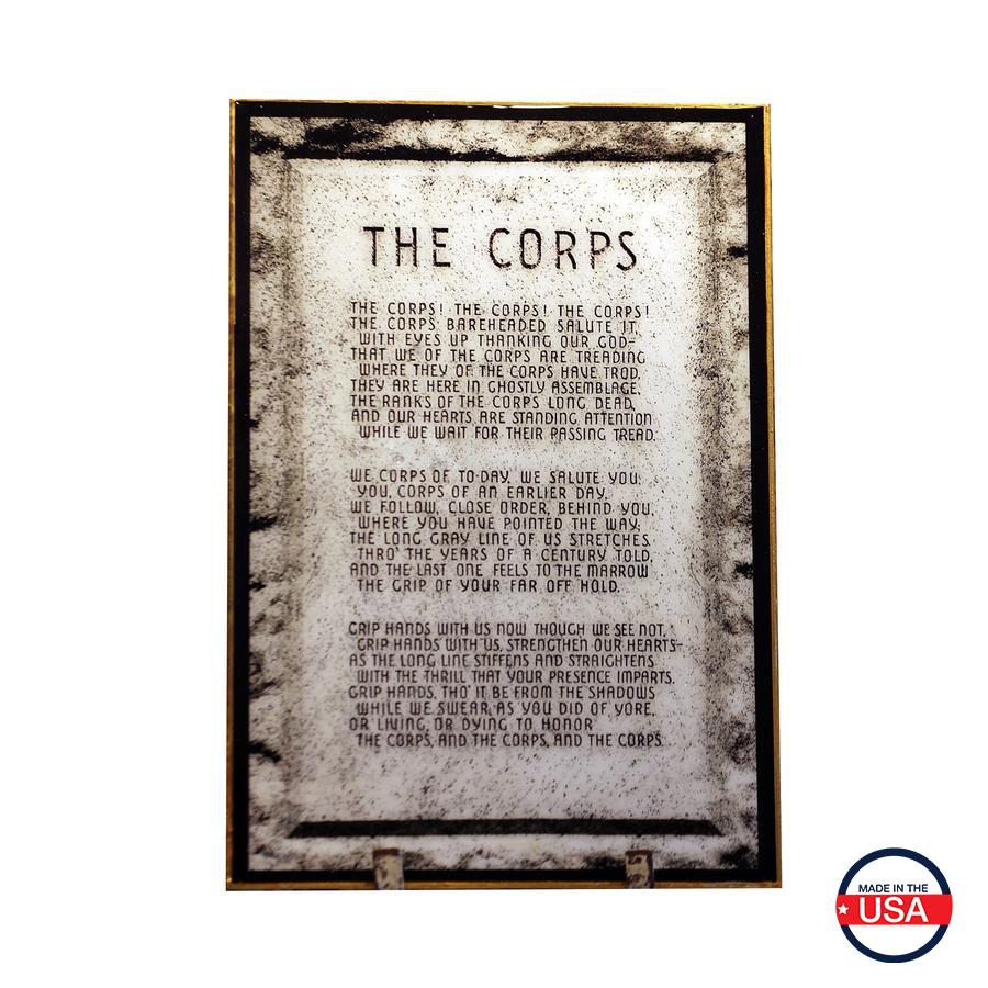  Large The Corps Plaque