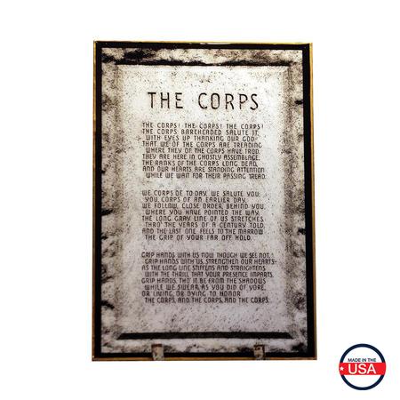 Large The Corps Plaque