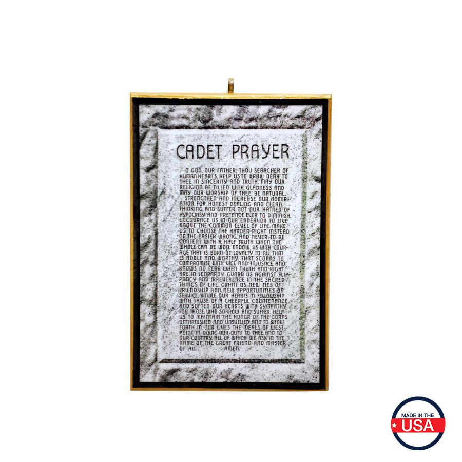  Cadet Prayer Plaque