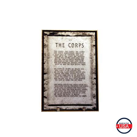 The Corps Plaque