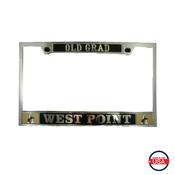 Old Grad License Plate Frame