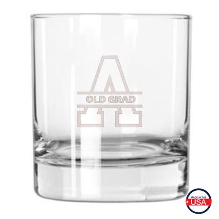 Old Grad On the  Rocks Glass 11oz