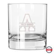 Old Grad On the  Rocks Glass 11oz