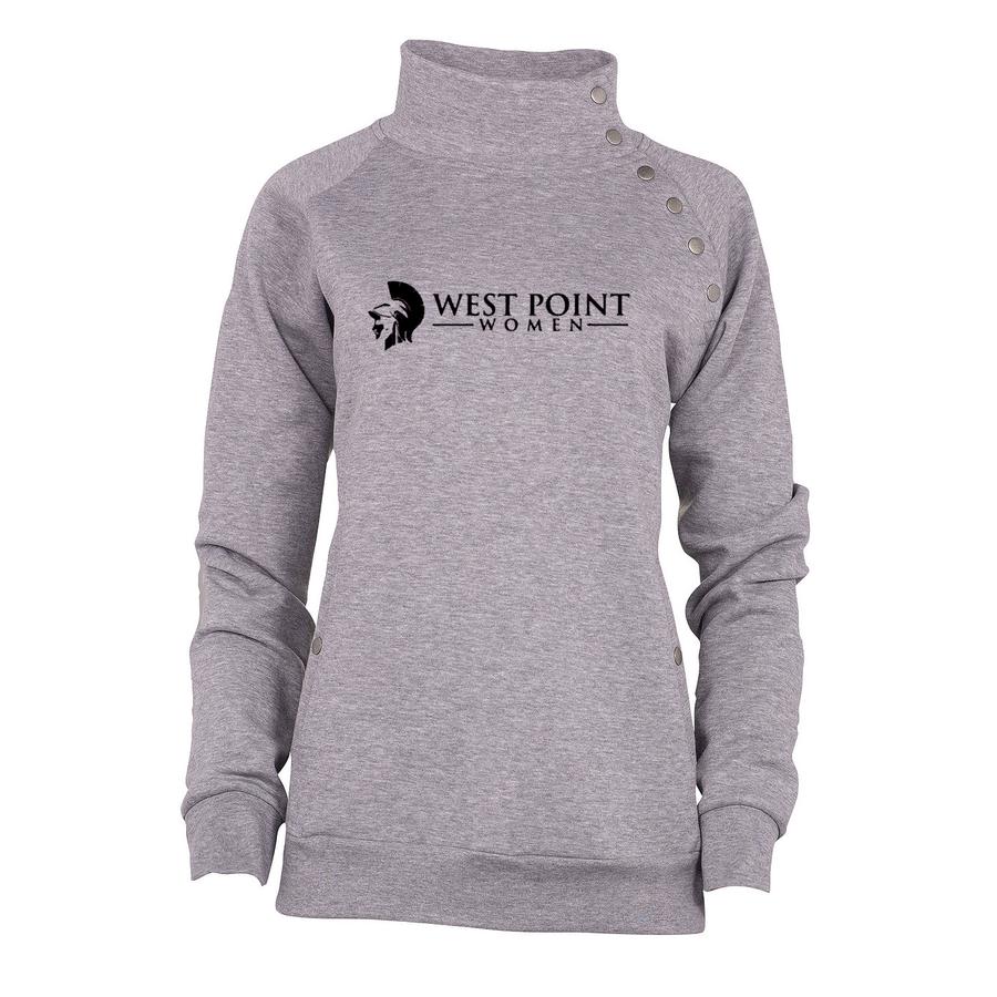 Asymmetrical Snap Pullover
